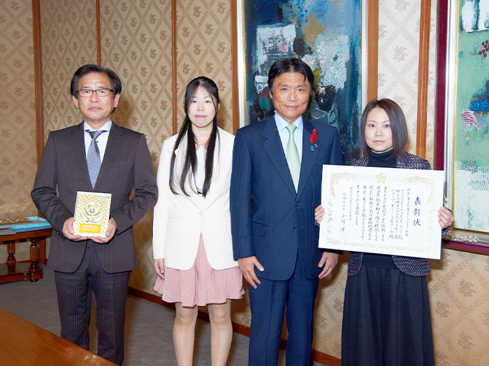 福岡県知事から表彰