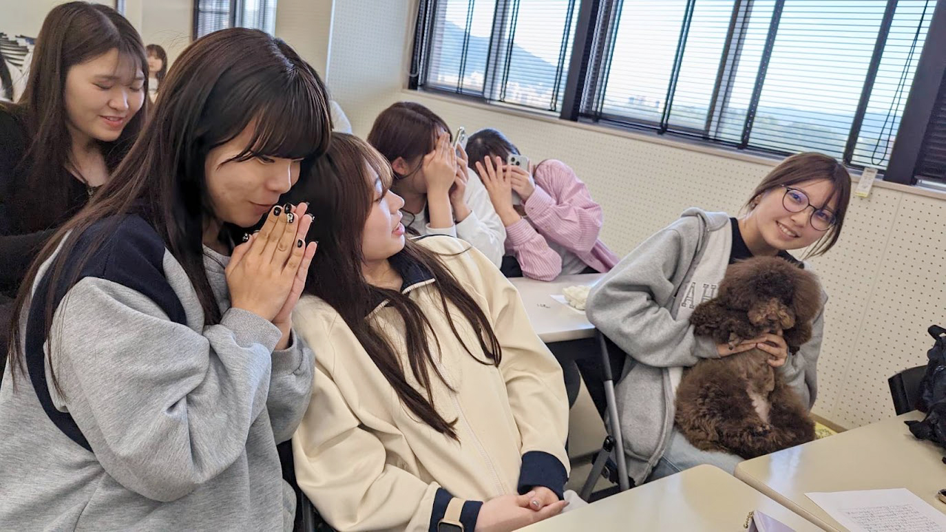 セラピードッグと利用者